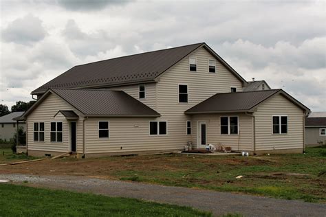 burnished slate metal roof white house|burnished slate color.